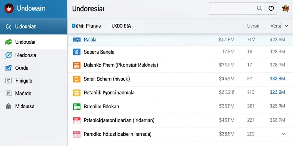 Tampilan antarmuka yang intuitif dan mudah digunakan.
