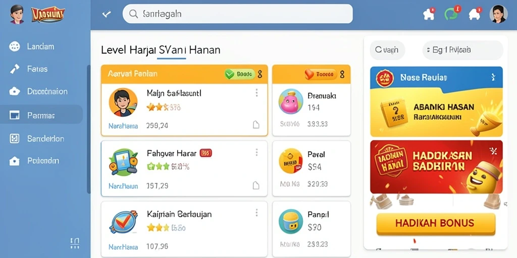 Tampilan antarmuka yang intuitif dan ramah pengguna.