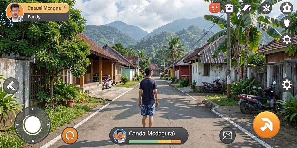 Tampilan antarmuka pengguna yang bersih dan sederhana.