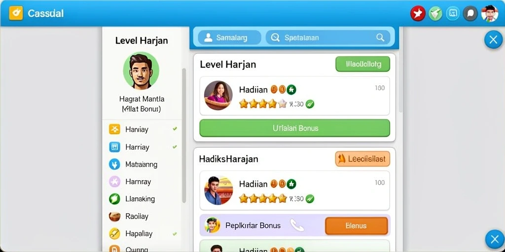 Tampilan antarmuka yang modern dan intuitif.