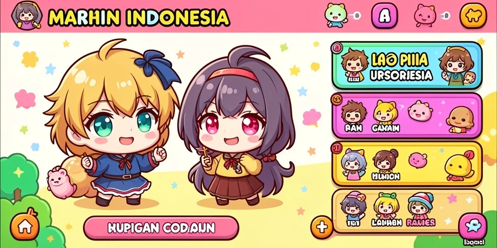 Tangkapan layar menunjukkan antarmuka permainan yang menarik.