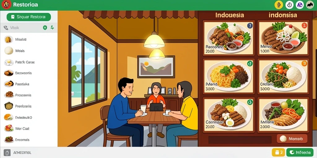 Gambaran permainan yang menarik dan penuh warna.