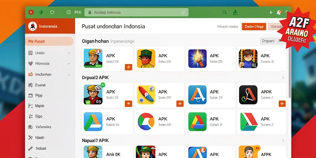 Tampilan awal permainan yang memukau dan mudah dipahami.