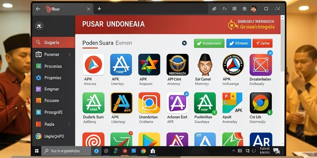 Tampilan antarmuka yang sederhana dan mudah dinavigasi.