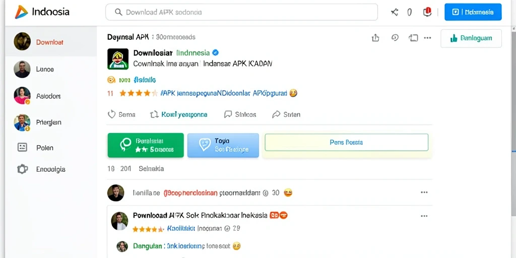 Tampilan utama yang menarik dan mudah dinavigasi.