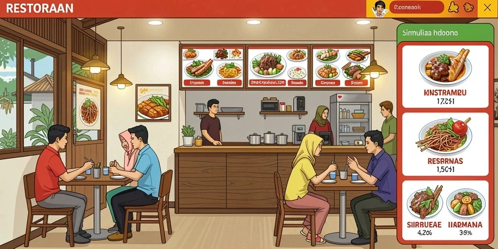 Tampilkan aksi seru dari karakter dalam game.
