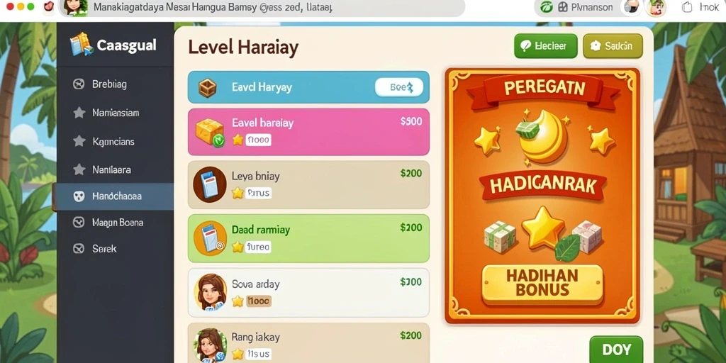 Antarmuka pengguna QUARKPLAY yang sederhana dan elegan.