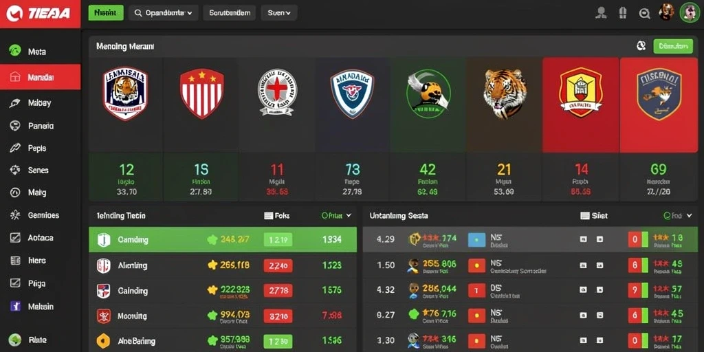Tampilan awal game dengan karakter utama.