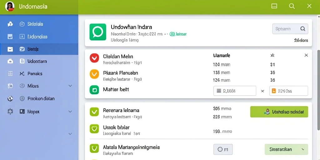 Tampilan antarmuka yang intuitif dan mudah digunakan.