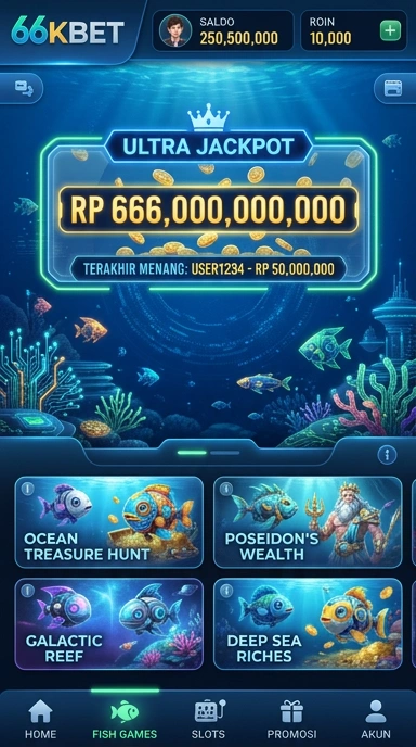Cuplikan layar menu unduhan 66kbet untuk perangkat Android